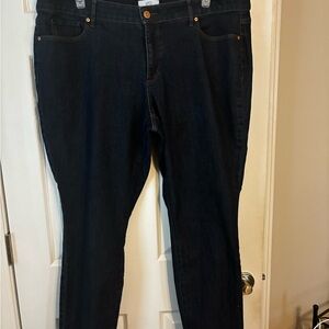 LOFT Women's Midnight Blue Skinny Jeans
